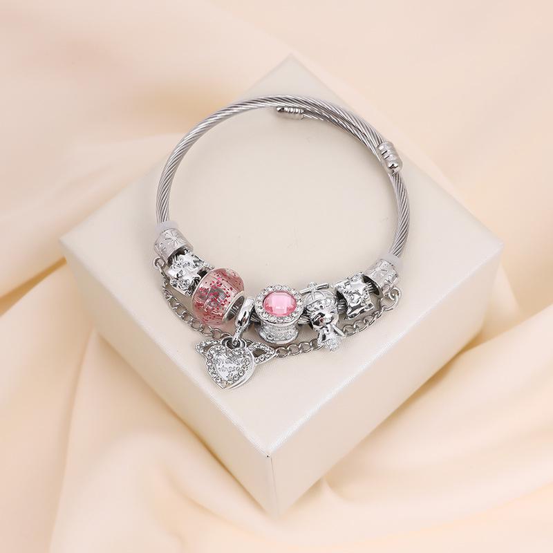 Panjia Ängelvinge DIY Avtagbart Armband – Justerbart Armband i Ins-stil