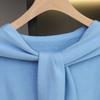 Spring and Autumn Air-conditioned Room Shoulder Small Shawl Knotted Knitted Knitted Sweater Wool Scarf Women