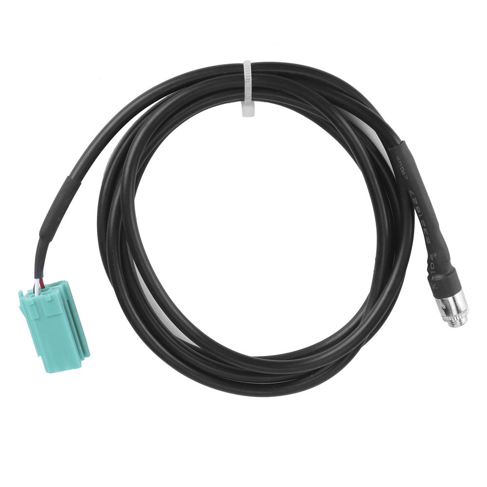 AUX Input Adapter Cable 3.5mm Jack Audio Cord Fit for Renault Clio Megane Kangoo Espace Twingo