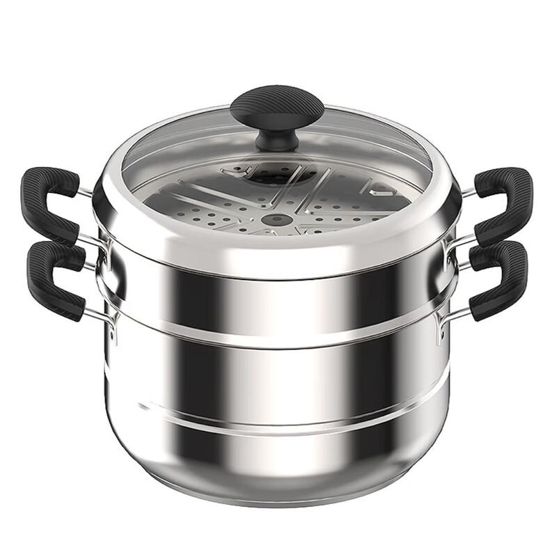 ASD Jun Ya 30cm Stainless Steel 2-Layer Steamer Pot