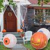 Halloween Eyeball Shape Dark Style Decorative Balloons Horror Halloween Balloons Durable Pumpkin Shape Party Decorations 55cm
