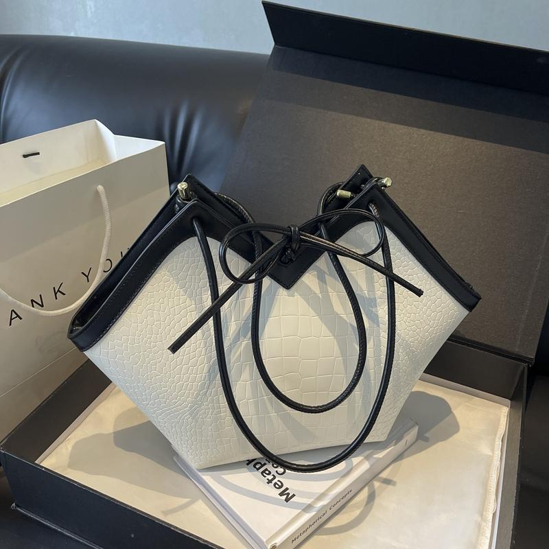 Fashion PU Leather Bucket Bag for Women