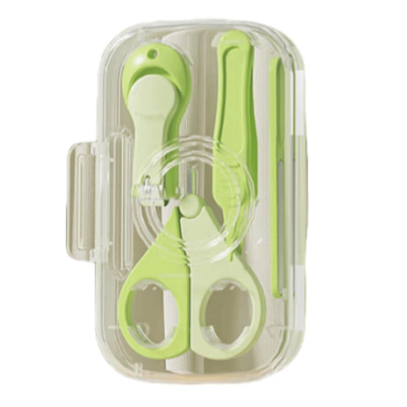 Newbellity Baby & Newborn Nail Care 4-Piece Set оливково-зеленый