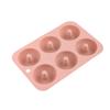 Stampo in Silicone per Ciambelle a 6 Cavità Antiaderente per Biscotti Fatti in Casa, Pasticcini e Dolci Utensile da Cucina Flessibile Resistente al Calore
