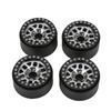 4pcsCelsiusset 1.9in Aluminum Alloy Beadlock Wheel Rims for   SCX10 90046 RC Crawler Car Parts