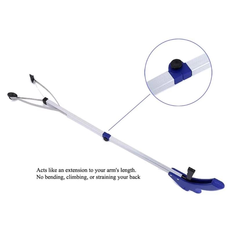 Herramienta Plegable Pinza Recogedora Para Personas Mayores y Embarazadas Con Ventosa Mandíbula Antideslizante Resistente Para Recoger Basura