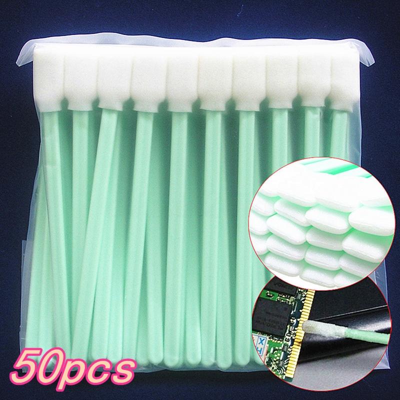 

50 шт. Тампони для струменевих принтерів для об’єктивів камери Губка для очищення головки Тампон для чищення