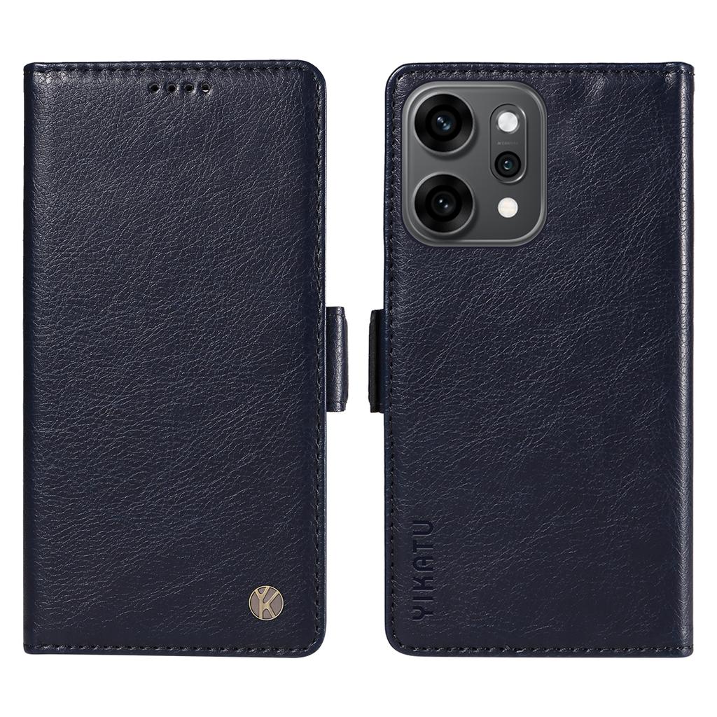 For Oppo Reno14 Pro 5G (China)/Oppo Reno14 Pro 5G (Global) Case YIKATU YK-007 Litchi Texture PU Leather Wallet Phone Cover