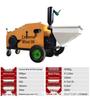 Multi-Function Automatic Wall Plastering and Grouting Machine for Interior & Exterior