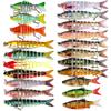 Multi-joint Hard Plastic Sea Simulation Fishing Lure - Fake Fish Design