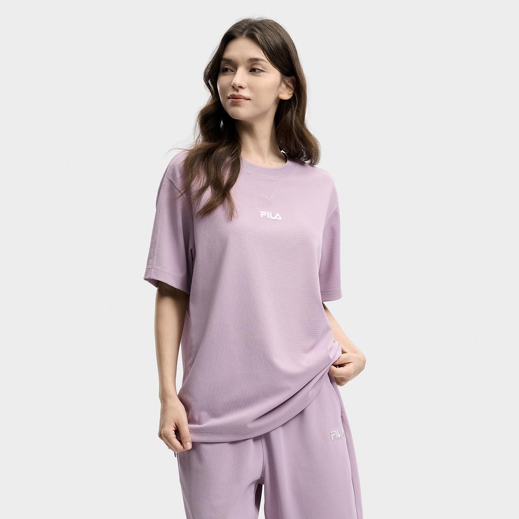 Fila Original Simple Classic Fashion Trendy Retro Sports Casual Versatile Comfortable Loose Knit Short Sleeve T-Shirt Unisex Tops F51M629101FPR