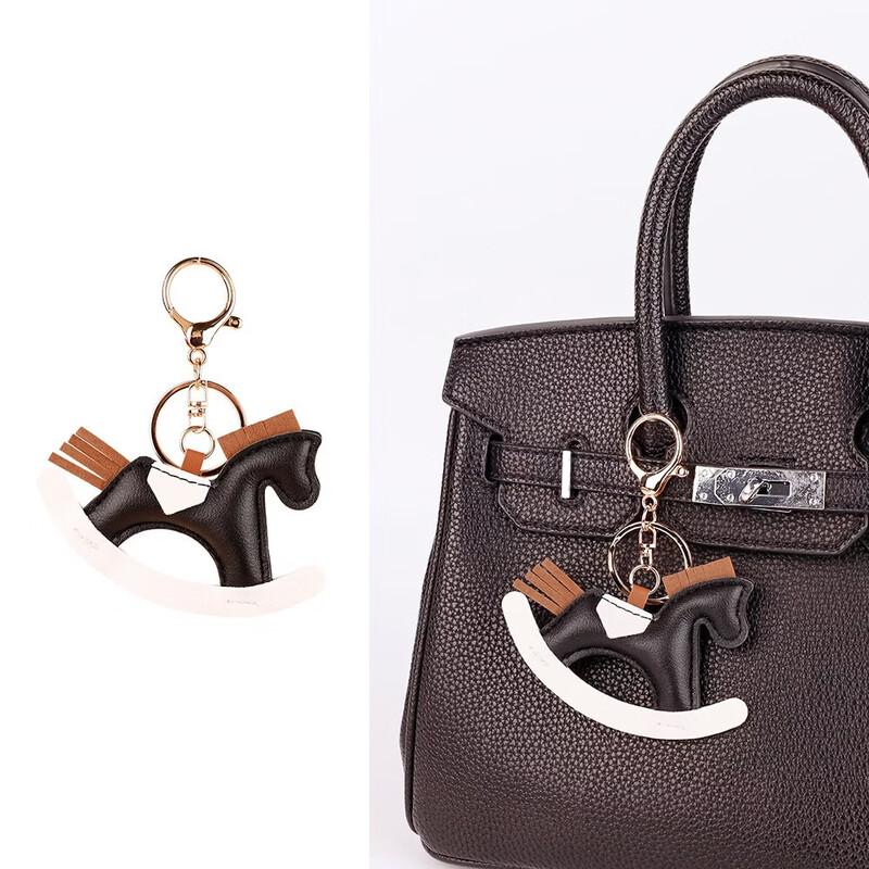 Сумка-качалка из ПУ-кожи и брелок-шарм