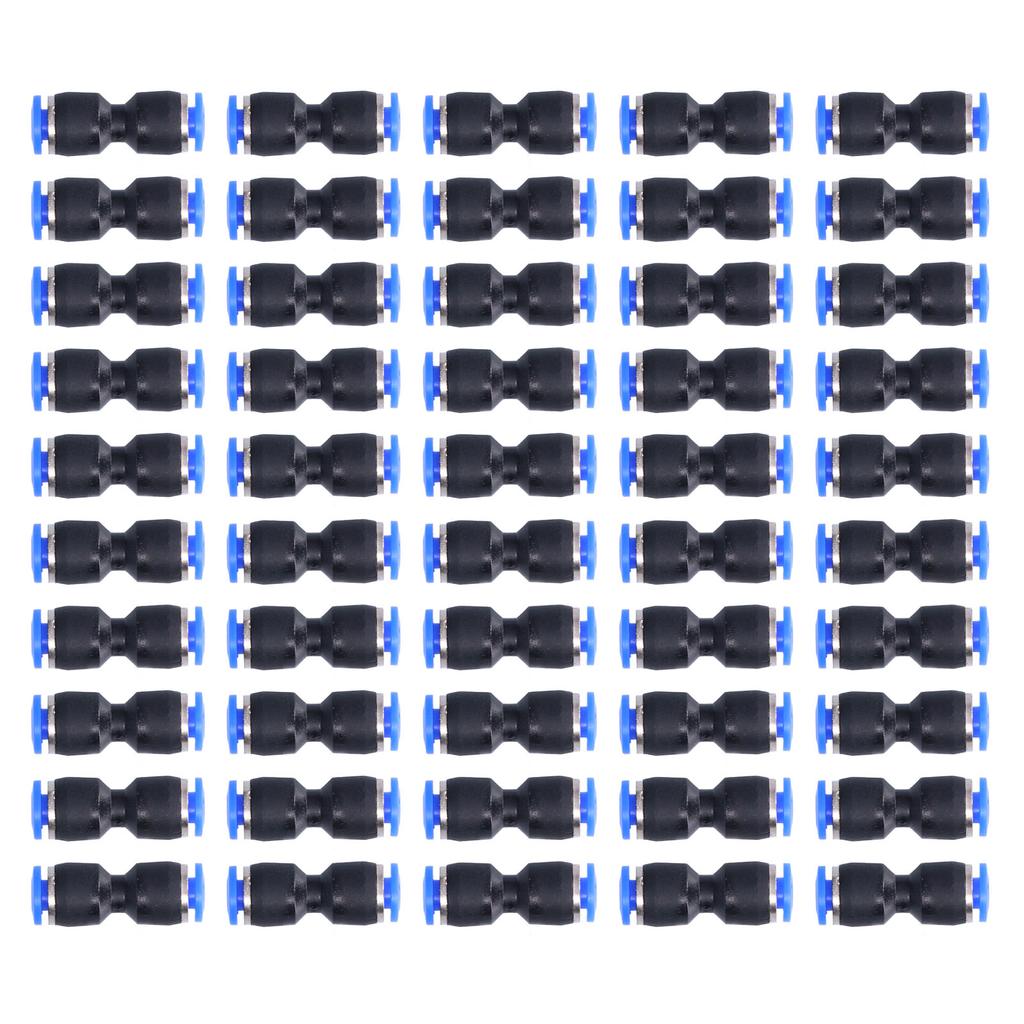 50 Bucăți Conector Pneumatic Drept Fitinguri Push to Connect pentru PU?4 Tuburi de Aer Consumabile Industriale