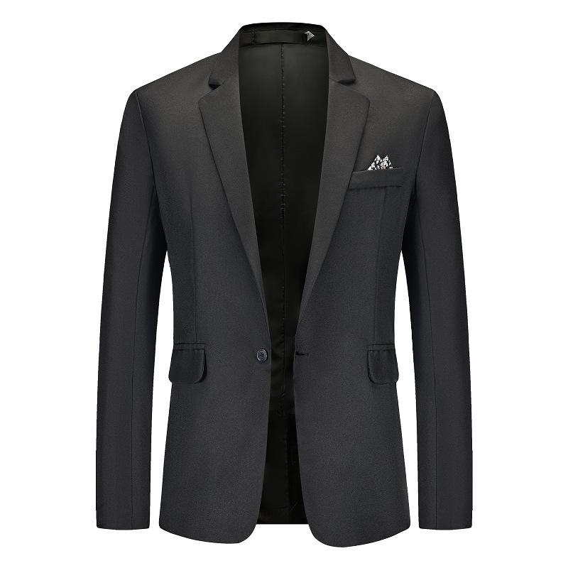 Chaqueta de traje casual para hombre estilo coreano sin plancha