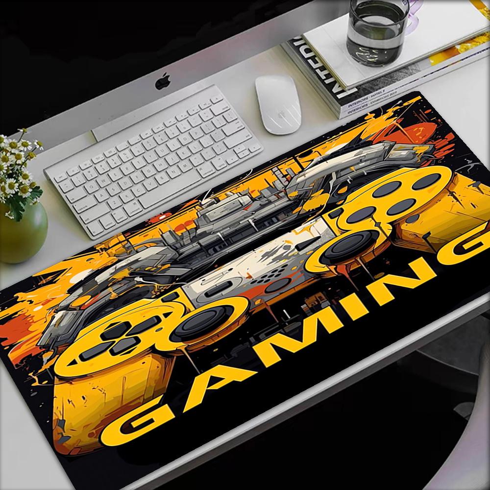 Game Controller Theme Mouse Pad, Non Slip Rubber Base, Multifunctional Office & Home Decor, Perfect for Workspace Personalization.