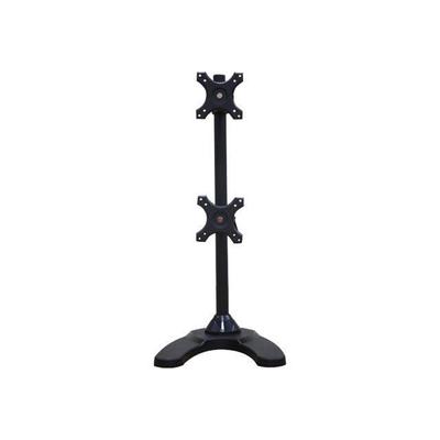 Desk Mount for 2 Flat Screens NEWSTAR FPMA-D700DDV - Tiltable, Swiveling and Rotatable - Black