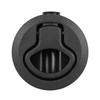 Round Black Flush Pull Slam Latch Deck Hatch Handle Lock for Marine Boat RV Drawers