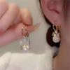 Trendy Korean Rhinestone Minimalist Earrings - New Women's Fashion & TikTok Style