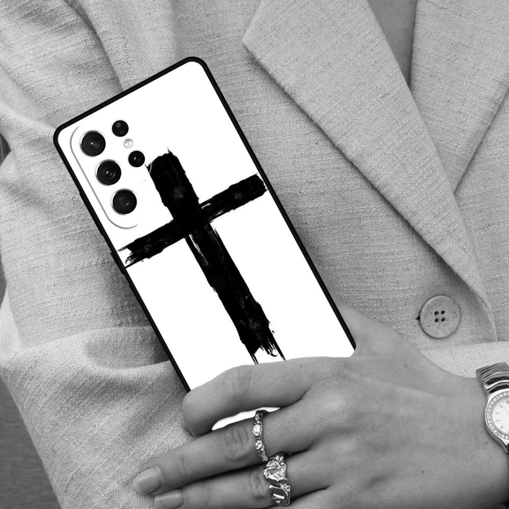 Bible Jesus Christ Christian Cross Cell Phone Case for Samsung Galaxy S26 Ultra S25 S24 S23 S22 S21 S20 Note10 Cover
