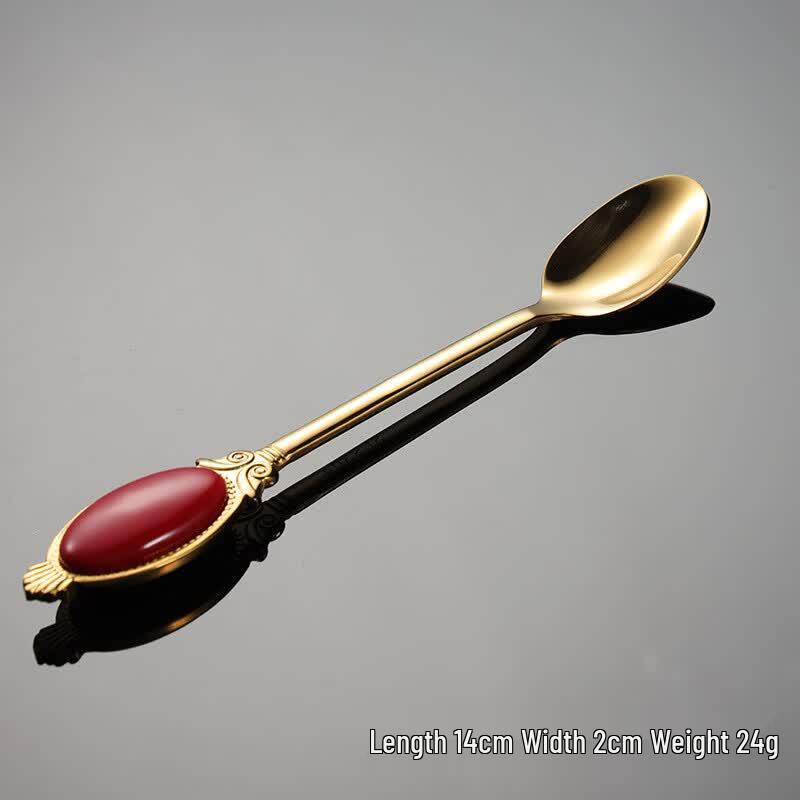

Qianxing British Retro 304 Stainless Steel Spoon Set