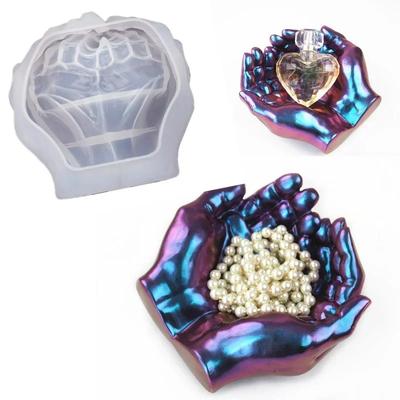 Two-hand Model Hand Storage Resin Candlestick Mold Concrete Silicone Mold Ceramic Clay DIY Crafts DIY Flower Pot Mold Baby Mold