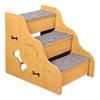 Scale in Legno per Animali Domestici Rampa Gradino Antiscivolo per Cani Gatti Letto Divano Divano per Uso Domestico
