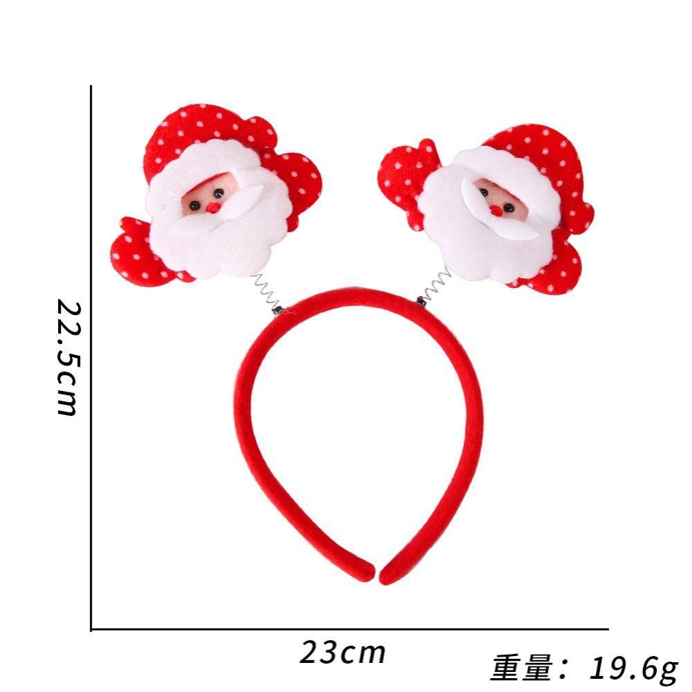 Antlers Santa Claus Elk Christmas Hair Band Fashion Hair Hoop Cartoon Headband Christmas Decoration