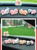 Cute Squishy Butt Cat Car Ornament – Adorable Sleeping Kitten Dashboard Decor