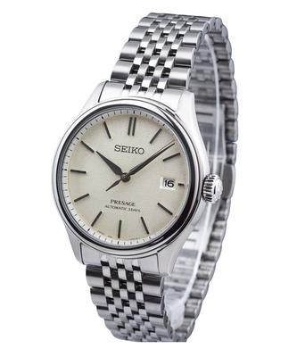 Presage Classic Shiro-iro Stainless Steel Warm White Dial Automatic SPB463J1 100M Men's Watch