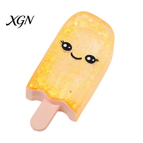Ice Stick Fidget Toy 1/4Pcs Stress Relief Smiling Cream Squeeze Slow Soft Rising Clear Glitter Decompression Relaxation Tool Gadget