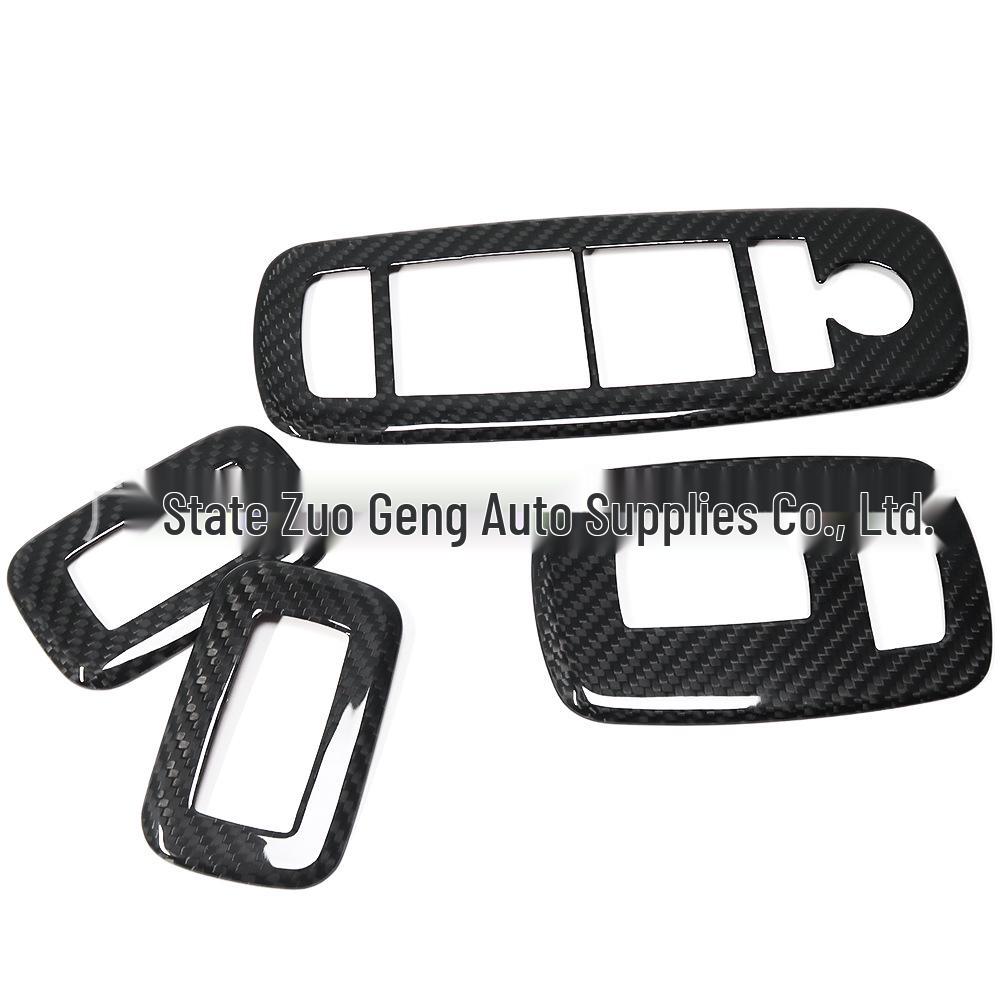 Dodge RAM TRX Carbon Fiber Window Button Frame Trim