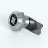 Mini Stainless Steel Square Key Quarter Turn Lock IP65 16x14 Panel Cutout Latch for Automation Enclosure