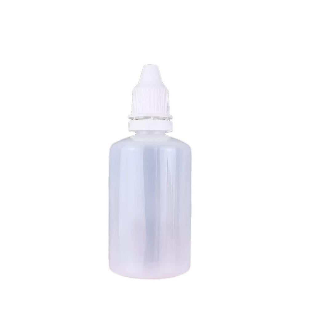 Translucent HDPE Squeeze Bottles: 10ml, 30ml, 50ml, 100ml - Ideal for Liquid Dispensing and Eye Drops.