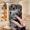 Phone case: 2D flat design suitable for iPhone 18 17 16 15 14 13 Pro cases, couple style, cozy bedroom, Christmas and Halloween gifts