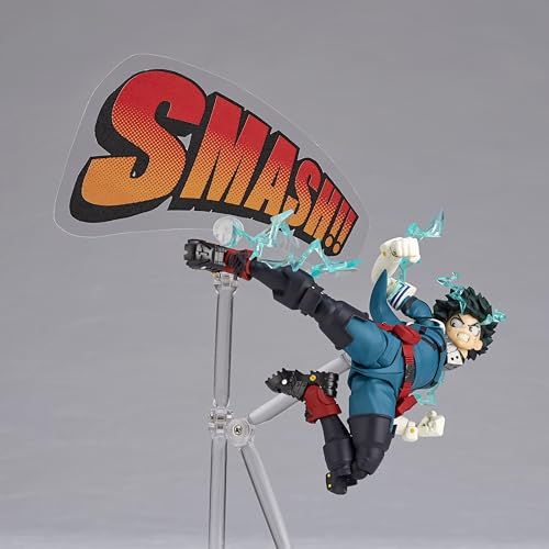 Kaiyodo Revoltech Amazing Yamaguchi My Hero Academia Izuku Midoriya, Approximately 150mm Tall, Non-scale PVC & ABS Painted Action Figure