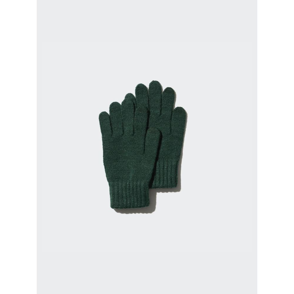 

Перчатки Uniqlo Japan Heattech Knit 59 DARK GREEN/SM