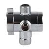 G1/2 Inch Thread Shower Diverter Valve Chrome Finished Bidet Diverter Valve  Bathroom  Use