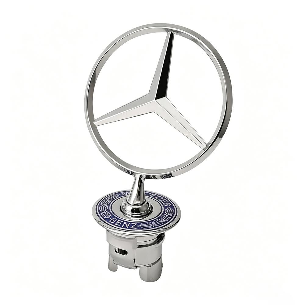 1Pcs Benz Front Bonnet Standing Emblem Accessory For Mercedes-Benz GLC X253 X254 C-Class W205 W206 A-Class W177 GLA E-Class W213 QQ8
