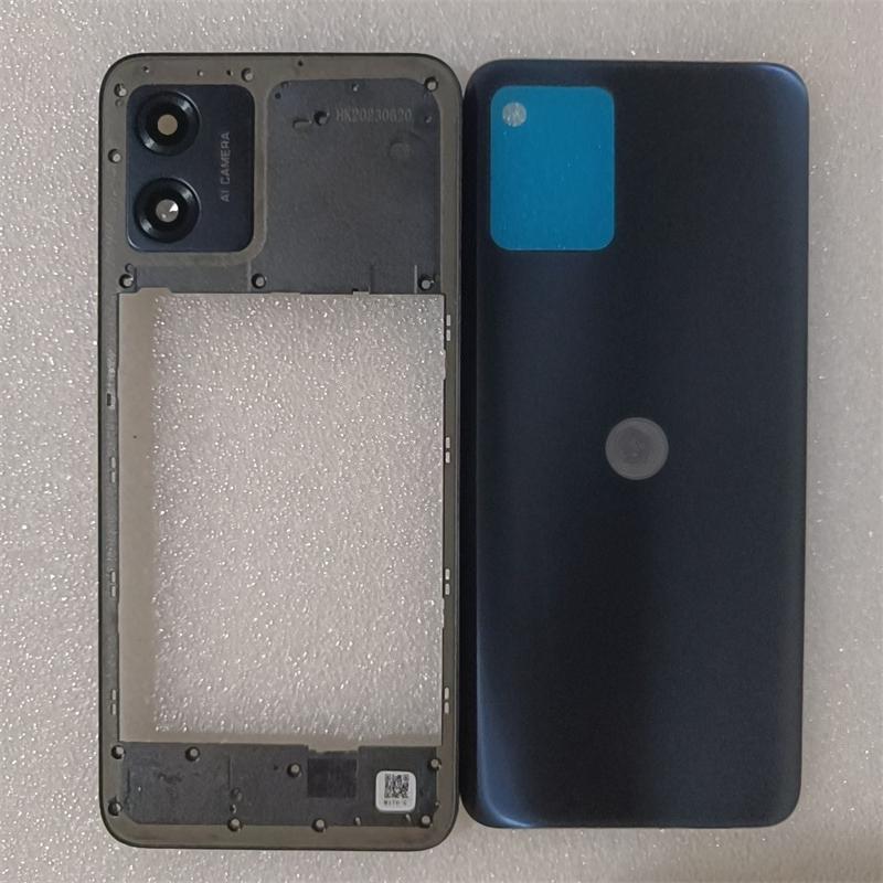 Full Housing Middle Frame +Battery Cover Rear Door Housing Back for Motorola Moto E13 XT2345