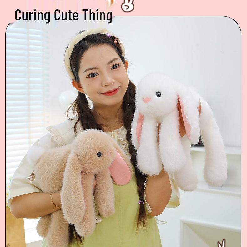 Fluffy Genuine AnTu Gongzai Little Rabbit Plush Toy Cushion