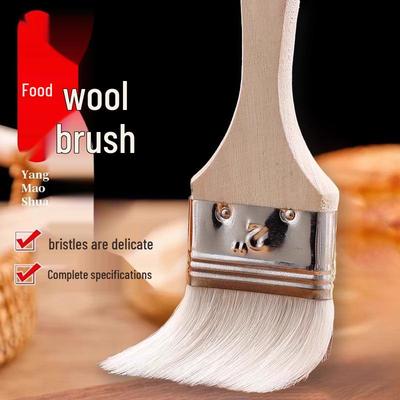 Non-Shedding, Heat-Resistant Barbecue and Pancake Oil Brush