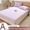 Nanjiren Washed Cotton Non-Slip Fitted Bedspread & Mattress Protector
