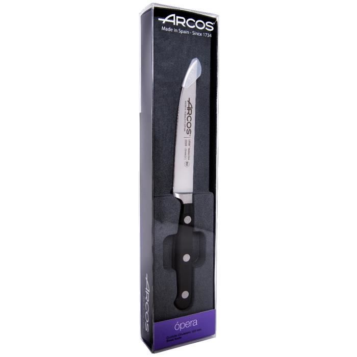 Couteau À Steak - ARCOS - Opera - 120 Mm - Acier Inoxydable Forgé Nitrum® - Résistant À La Corrosion
