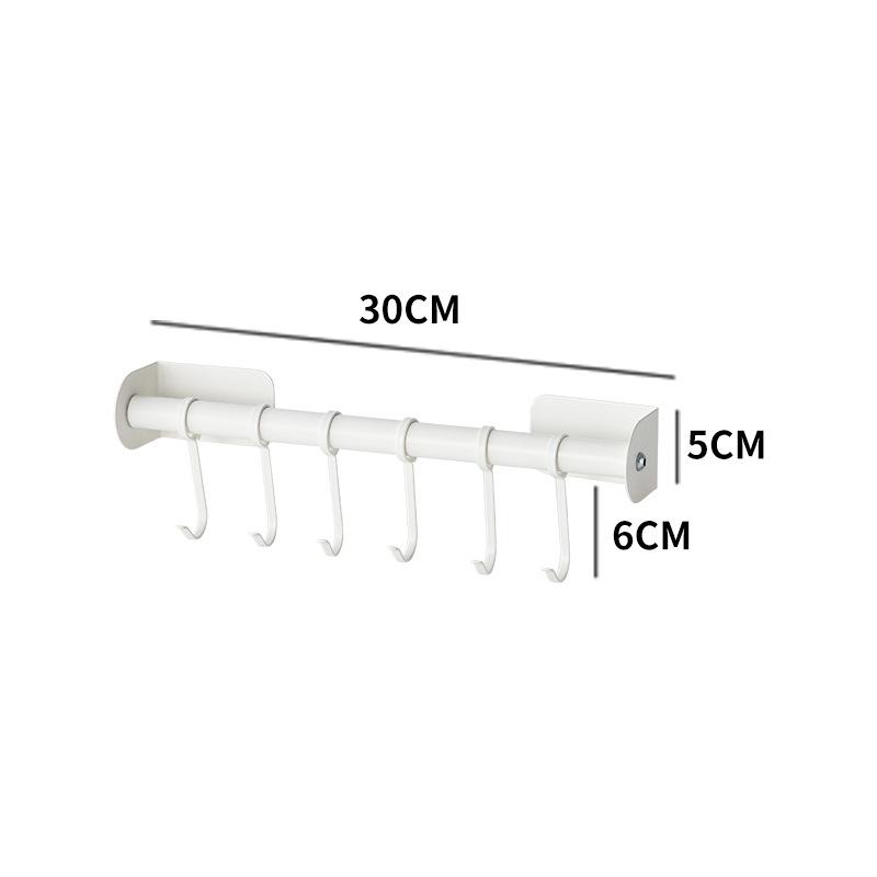 304050 см крючок из углеродистой стали подвесная штанга стойка для хранения лопаток ложек настенная для дома ванная комната кухонные принадлежности хранение гаджеты 3374₽