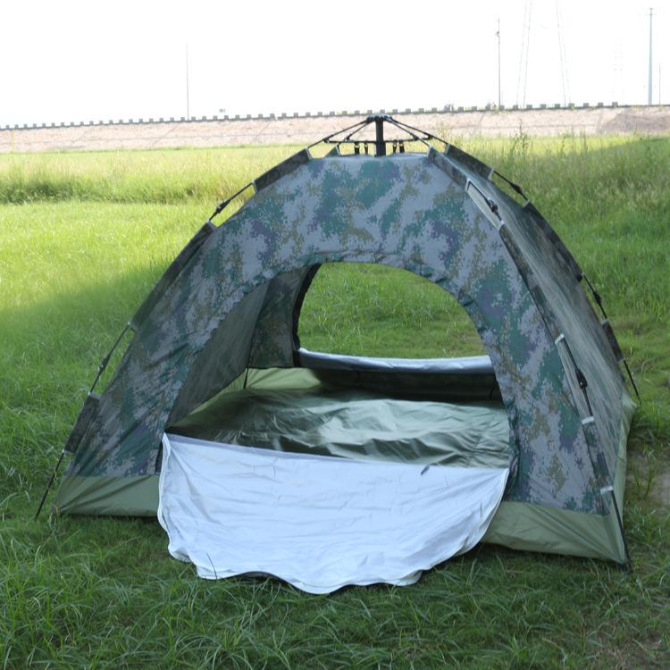 Camouflage Tent Manual Automatic Double Layer Single Layer Starry Sky Desert Double Four Outdoor Camping Camping