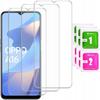 3x TEMPERED GLASS for OPPO A16 / A54s SCREEN GLASS 9H Set of 3