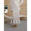 Women's Linen Blend High-Waist Drawstring Skirt