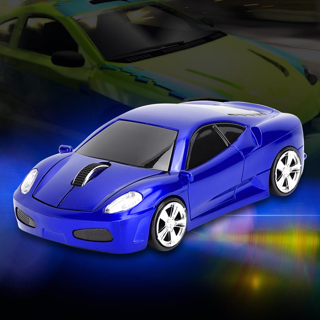 For Ferrari Car Model Creative 2.4G 1200DPI Wireless Mouse Mice for Notebook ComputerBlue