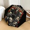 1pc Slipknot Masks Automatic Folding Umbrella, Portable Collapsible Design, Casual Outdoor Accessory L1202032