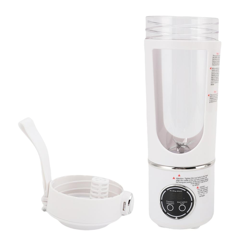 Portable Blender 700ML 7.4V 12 Blades Re able Travel    r Cup Fruit Mixer for Gym   Sports Outdoor